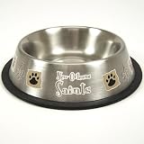 NEW ORLEANS SAINTS STAINLESS STEEL PET DISH DOG BOWL