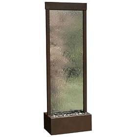 Bluworld Dark Copper Center Mount 90 ft Metaline Clear Glass Gardenfall