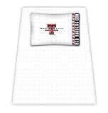 Best Quality Micro Fiber Sheet Set - Texas Tech Red Raiders NCAA /Color White Size Queen