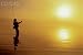 Wallmonkeys Peel and Stick Wall Decals - Fly-fishing at Dawn on 108 Mile Lake, British Columbia, Canada. - Removable Graphic