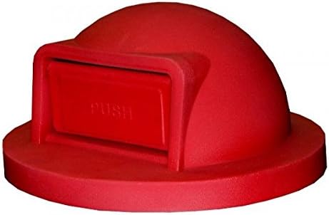 Trash Receptacle Dome Top-Red