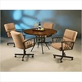 Ravenwood 5 Piece Copperstone Dining Set in Autumn Rust