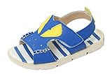 (ラボーグ) La vogue 子供 キッズ レザーサンダル カジュアル スポーツウェア サマー夏着 男の子 女の子 靴 ベビー ファーストシューズ 通気性 快適 (15.5cm, Bブルー)