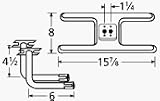 Burner Asmby, H Twn 1.25 , Ss, 15.875 X 8; Bmstr, El Patio