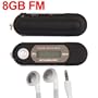 LETTORE MP3 8GB FM RADIO REGISTRATORE NERO + AURICOLARI