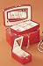 Jewelry Box - Travel Case - Red Leather