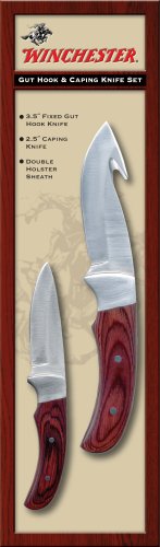 Winchester #22-41232 Fixed Blade with Gut Hook and Caping Knife Combo