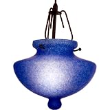 Checkolite 25325-36 Home Design Art Glass, 1-Light Pendant Dark Bronze ~ Checkolite