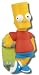 Sunburst 84850 - The Simpsons squeezies Figur - Bart
