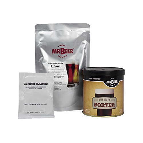 Mr. Beer American Porter Deluxe Home Brewing Beer Refill Kit