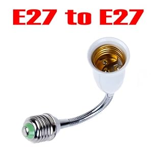 Light Bulb Lamp E27 Base Twist Extend Adapter