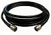 30 feet of LMR400 Ultra Low Loss Coax Cable *Black Color* with N Male Connector Ends