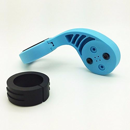 Bicycle Handlebar Stem Mount Adapter / Holder for GARMIN Computer Speedometer Edge 810 800 510 500 200 1000 GoPro HERO HERO2 HERO3 (Sky Blue Mount)