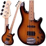Lakland 4402 Skyline Deluxe Series 4 String Bass 3 Tone Sunburst  Maple Fingerboard