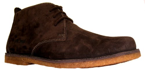 Hush Puppies Mens Desert Darkk Brown Waterproof Suede Boots