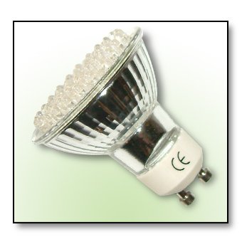 GU10 60 LED Cluster 3.5w Warm White Replaces 35w Halogen GU10