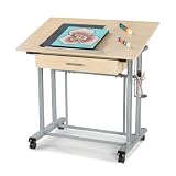 Adjustable Drawing and Craft Table by Homestyles