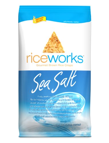 riceworks Sea Salt, 5.5-Ounce Bag (Pack of 12)