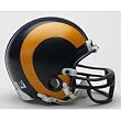 Los Angeles Rams 1981-99 Replica Throwback Mini-Helmet