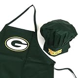GREEN BAY PACKERS OFFICIAL LOGO CHEF'S HAT AND APRON