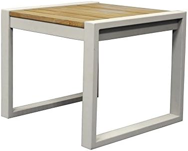 Asta Home Furnishings California Room Classic Style Teak/Iron Patio Side Table