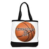 Shoulder Bag Purse (2-Sided) Black Basketball Equals Life