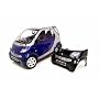 Smart Fortwo Coupe 1/18 Silver & Blue w/ Extra Black Body Kit
