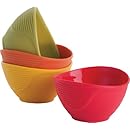 Trudeau Silicone Pinch Bowls, Set of 4