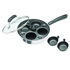 Kitchen Craft 4 Cup Egg Poacher Set
