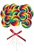 Mini Rainbow Spiral Lollipops
