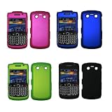 Premium Rubberized Cell Phone Hard Cover Case for Blackberry Bold 2 9700 Onyx (Choose from 6 Colors; Black, Hot Pink, Blue, Neon Green, Purple, Red)