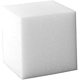 FloraCraft Styrofoam Shrink Wrapped Cube, 10 by 10 by 10-Inch, White