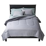 Room Essentials® Solid Comforter - Gray (Full/Queen)