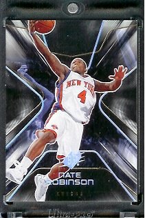 2006-07 Upper Deck SPX #65 Nate Robinson New York Knicks Basketball Card - Mint Condition - In Protective Display Case