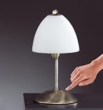 Honsel Leuchte Tischleuchte, altmessing,