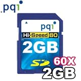 PQI Corp. AE30-2030-0101 pqi 2GB 60X Hi-Speed Secure Digital Memory Card SD
