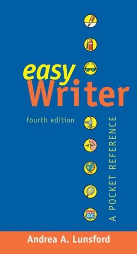 By Andrea A. Lunsford EasyWriter: A Pocket Reference (Fourth Edition)