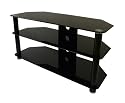 Icon Excel 2730 - Glass Stand For LCD & Plasma TV - Black