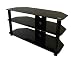 Icon Excel 2730 - Glass Stand For LCD & Plasma TV - Black