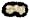 Spa Sister Fabulous Feathered Sleepmask Beige
