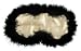 Spa Sister Fabulous Feathered Sleepmask Beige