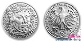 M�nzen f�r Sammler BRD Sch�nnr: 158(37) Martin Luther, Stempelglanz 1983 5 DM Gedenkm�nze - Prophila