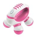 Homedics Hand Held Mini Massager with Hand Grip, Battery Operated (Pink)