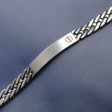 316l Stainless Medical Id Bracelet Size 8 Thru 9 Inch