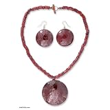 Copper jewelry set, 'Harvest Moon'
