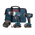 Factory-Reconditioned Bosch CLPK23-180-RT 18V Cordless Lithium-Ion 2-Tool Combo Kit