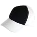 NWT COTTON BLACK & WHITE, 5 PANEL MESH TRUCKER URBAN SKATE CAP / HAT ** Medium / Large