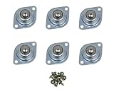 Big Horn 19100 Ball Bearing Rollers, 5/8-Inch Diameter, 6-Packs