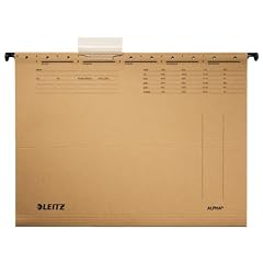Leitz 19153000 H�ngemappe Alpha, Natronkarton, 10 St�ck, naturbraun