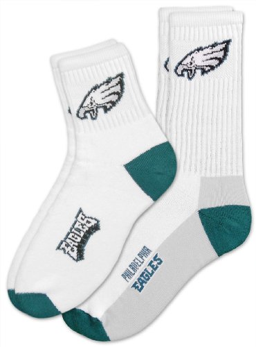 Philadelphia Eagles Women's Crew Socks, Large (2-pack)